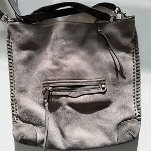 Rebecca Minkoff gray suede bag